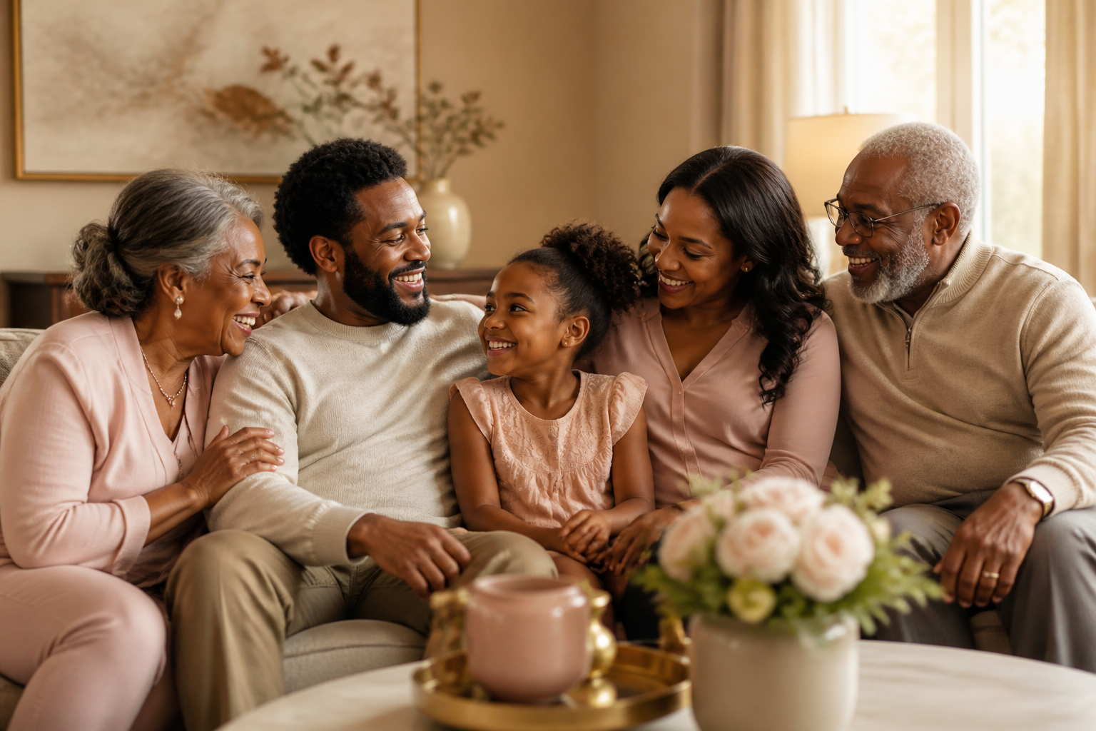 A family illustrating how estate and wealth-transfer planning connects to real life